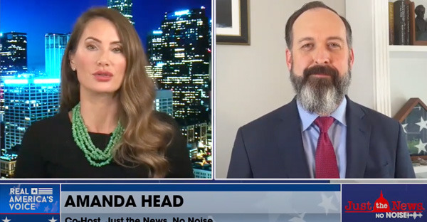Peter O'Rourke appears on Just the News with Amanda Head
